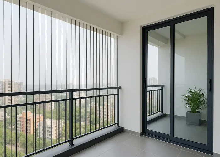 Premium Balcony Invisible Grills in Electronic City, Bangalore