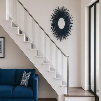 Staircase Invisible Grills by Superior Netting